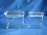 rectangle glass jar